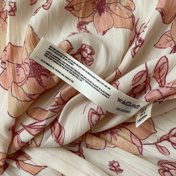 NWT Free People Ivory Combo Floral Tank Top Small - Picture 3 of 8